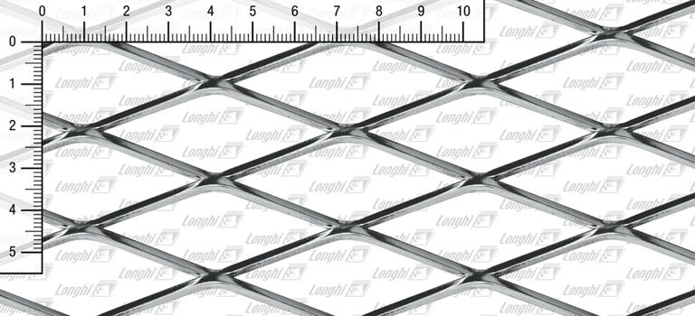 Lamiere stirate romboidali AISI 340 - Fils