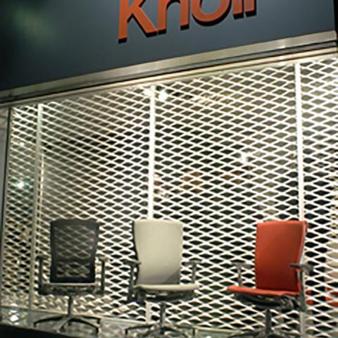 Out-fitting Showroom Knoll in expanded metal image 20