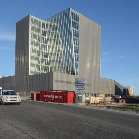 White facade for Nuuk Center image 3