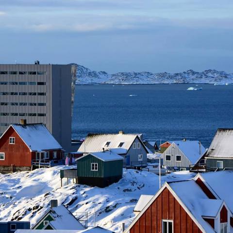 White facade for Nuuk Center image 4