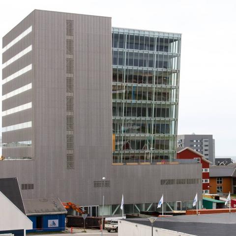 White facade for Nuuk Center image 5