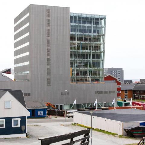 White facade for Nuuk Center image 6